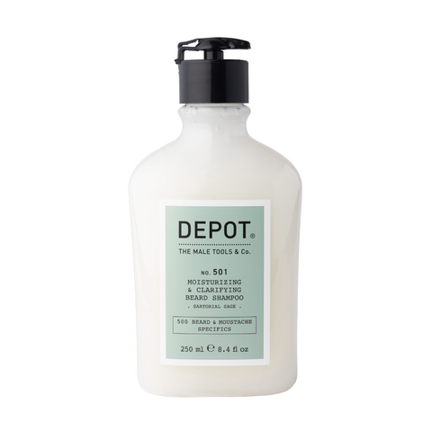 Depot No. 501 -  Moisturizing & Clarifying Beard Shampoo Sartorial Sage