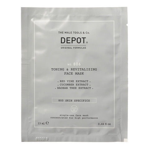 Depot No. 806 - Toning & Revitalizing Ansiktsmaske 12-pakning 13ml