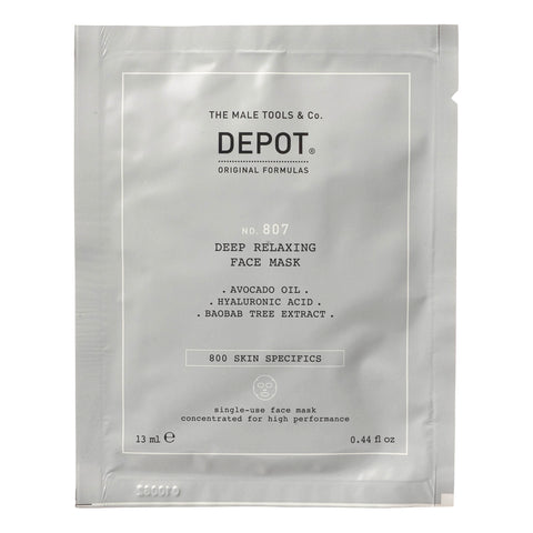 Depot No. 807 - Deep Relaxing Ansiktsmaske 12-pakning 13ml