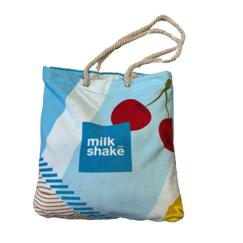 Milk Shake Sun & More - Håndklebag Blå