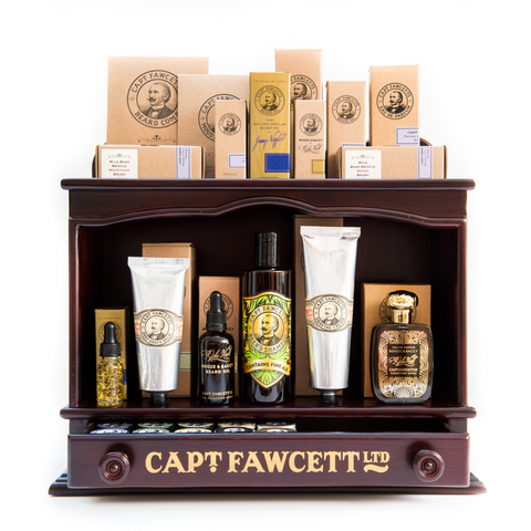 Captain Fawcett's - Wooden Display Cabinet