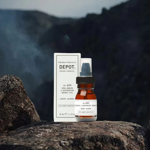 Depot No. 403 - Pre-Shave & Softening Beard Oil: Fresh Black Pepper