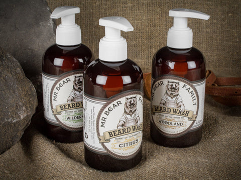 Mr Bear Family - Beard Wash skjeggsjampo (Woodland)