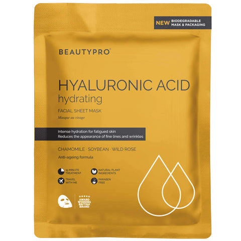 Beauty Pro - Hyaluronic Acid Hydrating Ansiktsmaske