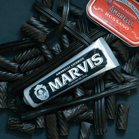 Marvis Tannkrem - Amarelli Licorice Mint