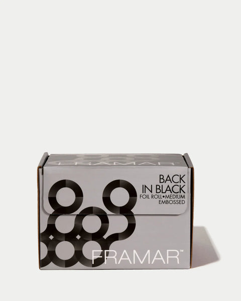 Framar - Embossed Roll Back In Black Folie(320ft)