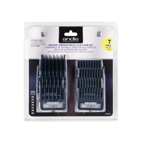 Andis - Master® Premium Metal Clip Comb Set