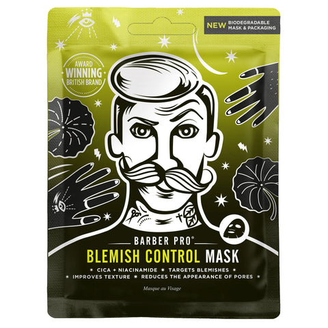 Barber Pro - BLEMISH CONTROL Facial Sheet Mask CICA + Niacinamide