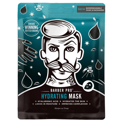 Barber Pro - HYDRATING Facial Sheet Mask HYALURONIC ACID