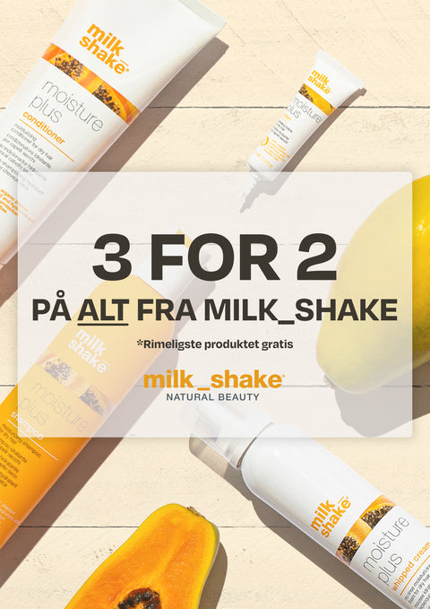 Milk Shake - 3 for 2 plakat oransje