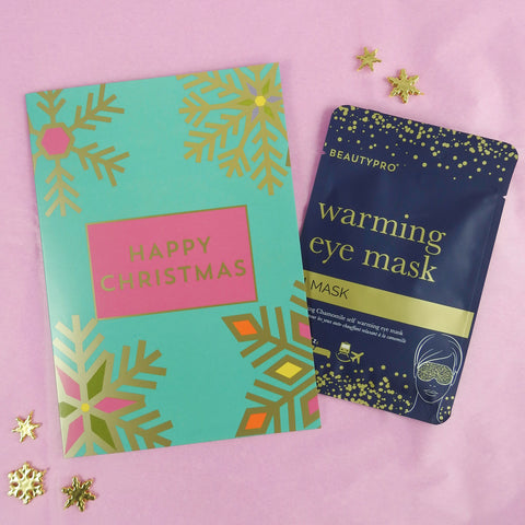 Beauty Pro - Christmask Card with Warming Eye Mask (Happy Christmas) 2022