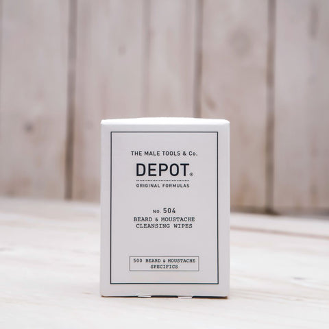 Depot No. 504 - Beard & Moustache Cleansing Wipes
