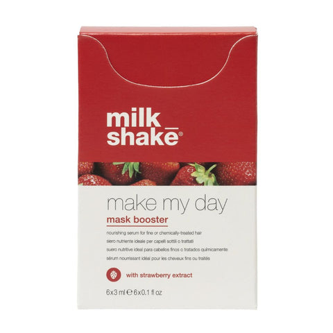 Milk Shake Make My Day - Mask Booster Jordbærekstrakt 6x3ml