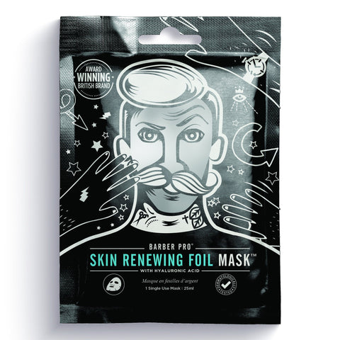 Barber Pro Skin Renewing Foil Mask ansiktsmaske Ansiktsmaske Barber Pro 