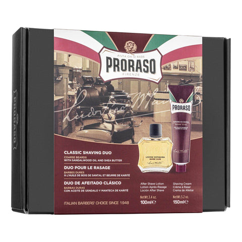 Proraso Duo Pack barberkrem og aftershave Gavesett - Barbering Proraso 